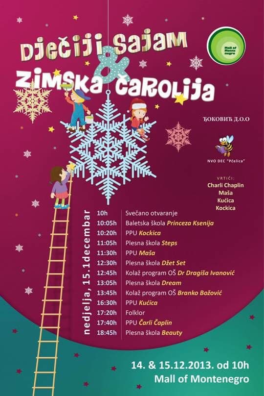 Mall of Montenegro: Dječiji Sajam & Zimska čarolija Mall of Montenegro: Dječiji Sajam & Zimska čarolija