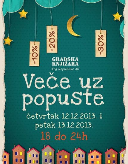 GRADSKA KNJIŽARA: Kupite omiljeni naslov i po 30% nižoj cijeni GRADSKA KNJIŽARA: Kupite omiljeni naslov i po 30% nižoj cijeni
