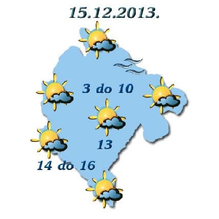 Sjutra pretežno sunčano, do 16 stepeni Sjutra pretežno sunčano, do 16 stepeni