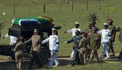 Sahrana Nelsona Mandele Sahrana Nelsona Mandele