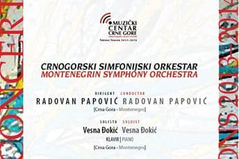 Premijera simfonije Redža Mulića i promocija knjige "Njegoš i muzika" u CNP-u
