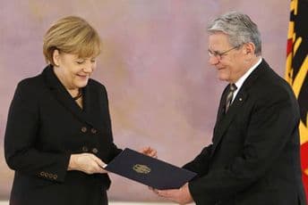 Angela Merkel položila zakletvu