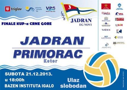Jadran pobijedio Primorac Jadran pobijedio Primorac