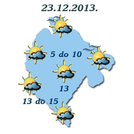 Sjutra oblačno, od srijede kiša Sjutra oblačno, od srijede kiša