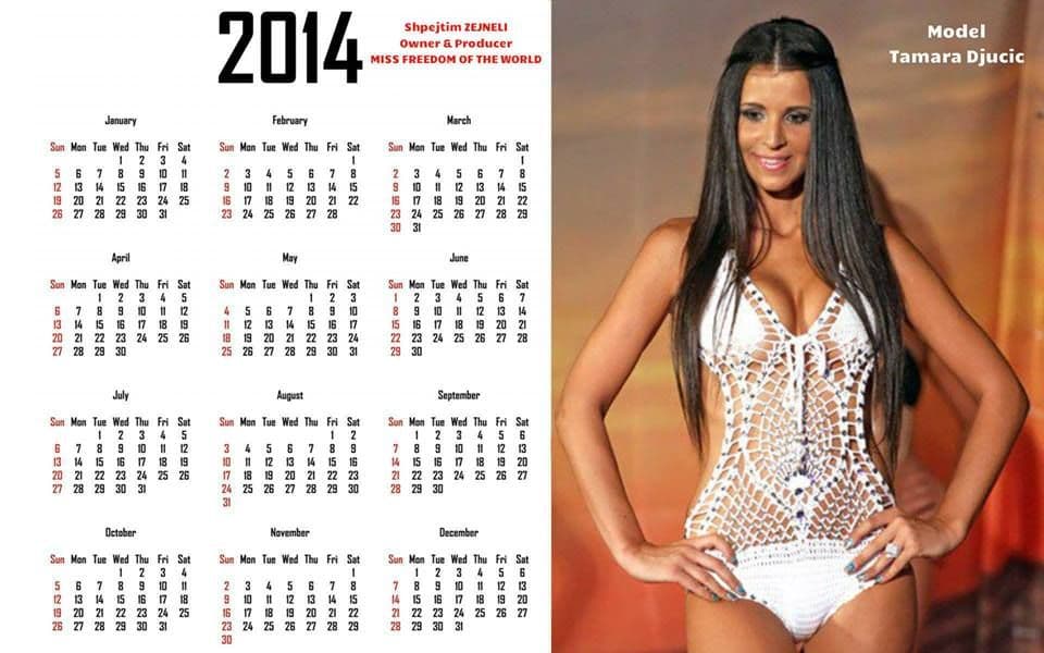 FOTO: Tamara Đučić zablistala na novogodišnjem kalendaru FOTO: Tamara Đučić zablistala na novogodišnjem kalendaru