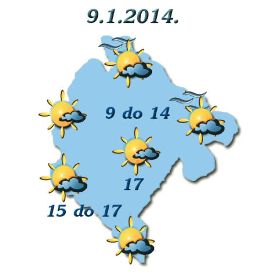 Danas sunčano, do 17 stepeni Danas sunčano, do 17 stepeni