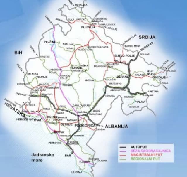 Počinju pregovori sa Kinezima za auto-put Bar-Boljare Počinju pregovori sa Kinezima za auto-put Bar-Boljare