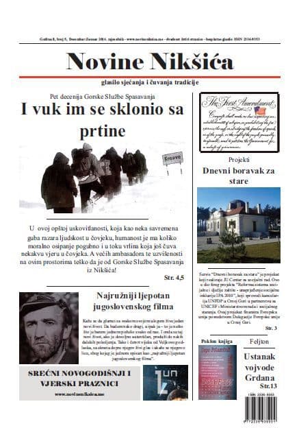 Peti broj Novina Nikšića Peti broj Novina Nikšića