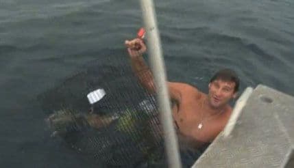 VIDEO: Od ajkule se odbranio običnim kavezom VIDEO: Od ajkule se odbranio običnim kavezom