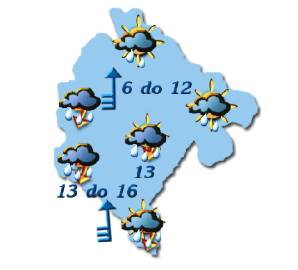 I narednih dana kiša i blagi pad temperature I narednih dana kiša i blagi pad temperature