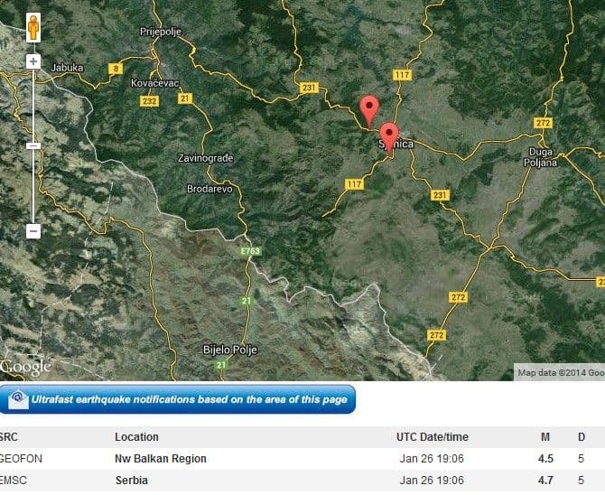 Zemljotres na jugu Italije Zemljotres na jugu Italije