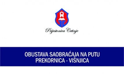 Obustavljen saobraćaj na putu Prekornica-Višnjica Obustavljen saobraćaj na putu Prekornica-Višnjica