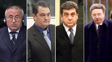 Šainoviću i srpskim generalima ukupno 74 godine zatvora Šainoviću i srpskim generalima ukupno 74 godine zatvora
