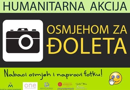Nastavak akcije "Osmjehom za Đoleta" u Porto Montenegru Nastavak akcije "Osmjehom za Đoleta" u Porto Montenegru