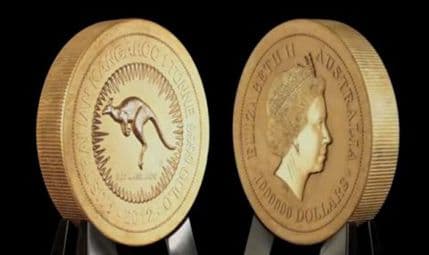 VIDEO: Zlatnik od 1.000 kg VIDEO: Zlatnik od 1.000 kg