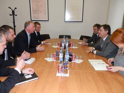 Žugić sa direktorom Hypo banke Žugić sa direktorom Hypo banke