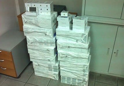 UC: Oduzeto 350 mobilnih telefona "iPhone 5S" UC: Oduzeto 350 mobilnih telefona "iPhone 5S"