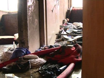 Izgorio stan u zgradi na Bulevaru Save Kovačevića Izgorio stan u zgradi na Bulevaru Save Kovačevića