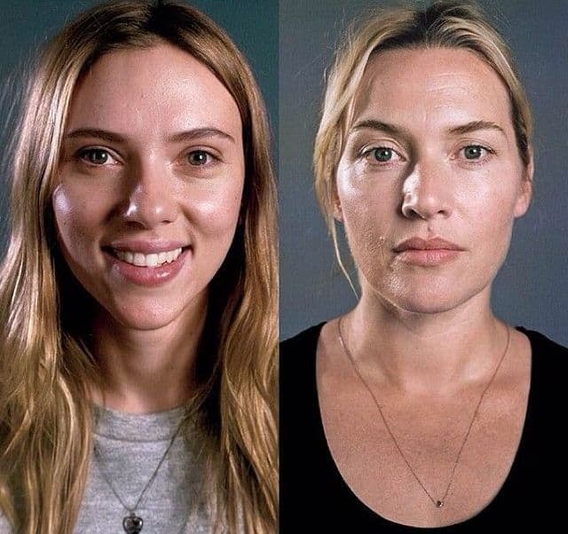 FOTO: Kako izgledaju Skarlet Johanson i Kejt Vinslet bez trunke šminke FOTO: Kako izgledaju Skarlet Johanson i Kejt Vinslet bez trunke šminke