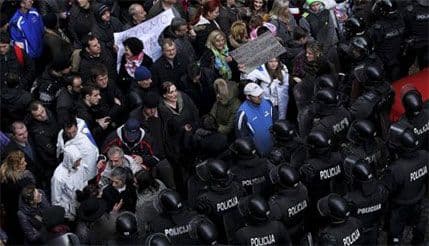 FOTO: Sarajevo nakon nemira FOTO: Sarajevo nakon nemira