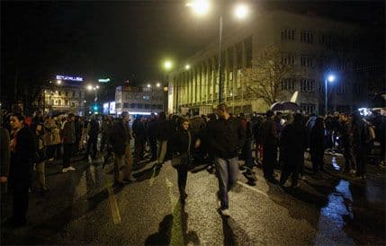 Sarajevo: Privedeni demonstranti na slobodi, protesti završeni Sarajevo: Privedeni demonstranti na slobodi, protesti završeni