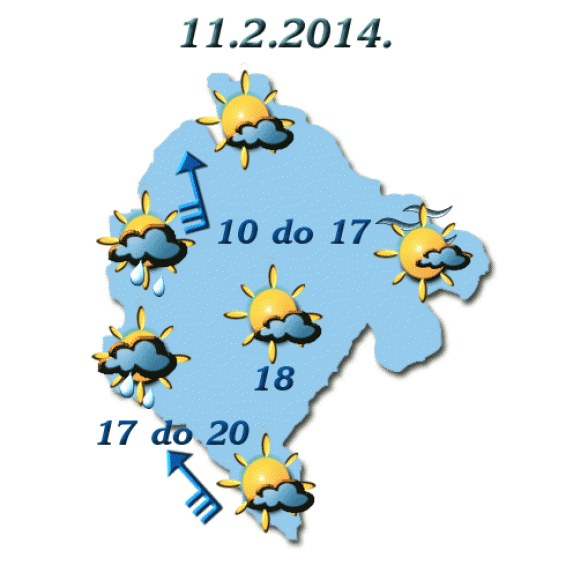 Danas temperatura do 20 stepeni! Danas temperatura do 20 stepeni!