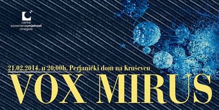 Ženski hor "Vox Mirus" prvi put pred podgoričkom publikom Ženski hor "Vox Mirus" prvi put pred podgoričkom publikom
