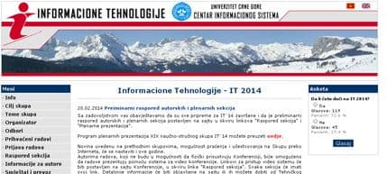 Žabljak: Naučno-stručni skup Informacione tehnologije 2014. Žabljak: Naučno-stručni skup Informacione tehnologije 2014.