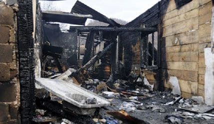 Izgorjela kuća u opštini Berane Izgorjela kuća u opštini Berane