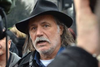 Šerbedžija na protestima u Sarajevu