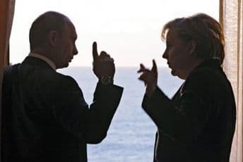 Putin i Angela Merkel se saglasili da je stabilna Ukrajina zajednički interes