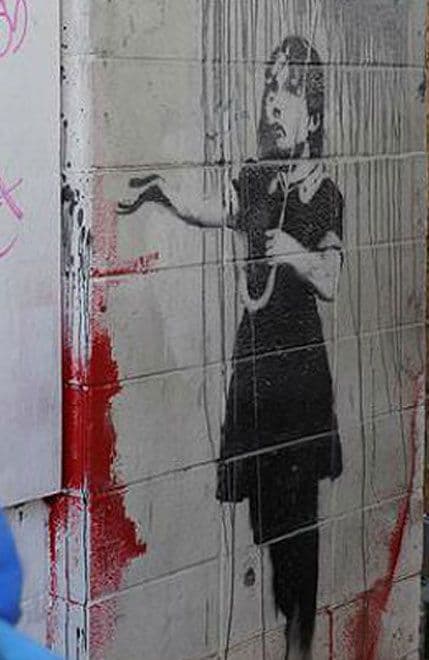 Pokušali da ukradu Benksijev mural Pokušali da ukradu Benksijev mural