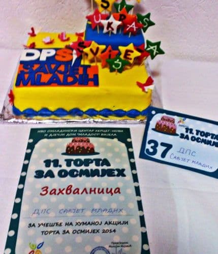 Savjet mladih DPS učestvovao u akciji „Torta za osmjeh” Savjet mladih DPS učestvovao u akciji „Torta za osmjeh”