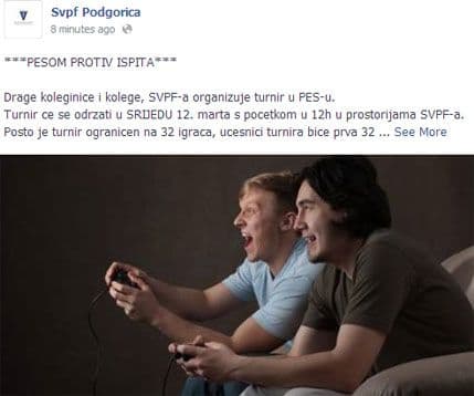 SVPF: PES-om protiv ispita SVPF: PES-om protiv ispita