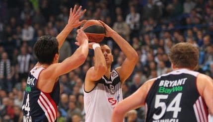 Euroliga: Partizan ubjedljiv protiv Bajerna Euroliga: Partizan ubjedljiv protiv Bajerna