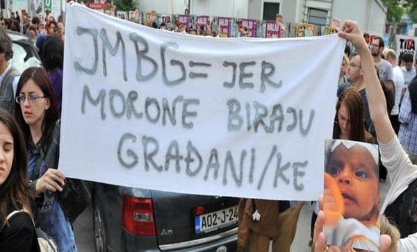 BiH: Protestuje samo 40 građana BiH: Protestuje samo 40 građana