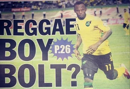 Bolt igra fudbal za Jamajku! Bolt igra fudbal za Jamajku!