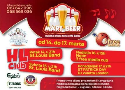 Fešta „Mart Beer“ u HL klubu Fešta „Mart Beer“ u HL klubu