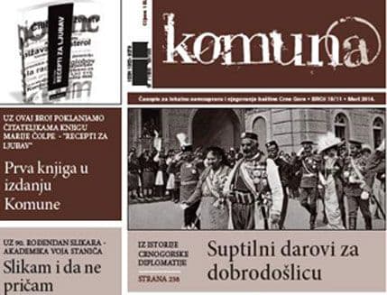 Dvobroj časopisa “Komuna” na kioscima Dvobroj časopisa “Komuna” na kioscima