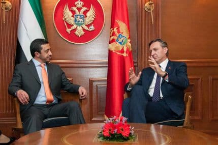 Krivokapić primio šeika Al-Nahjana Krivokapić primio šeika Al-Nahjana