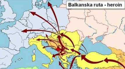 Trgovina heroinom prijetnja Crnoj Gori, balkanski kriminalci zarade 1,5 milijardi eura godišnje od šverca te droge Trgovina heroinom prijetnja Crnoj Gori, balkanski kriminalci zarade 1,5 milijardi eura godišnje od šverca te droge