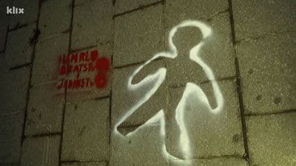 Nakon Mostara: Aktivisti iscrtali obrise mrtvih tijela u Sarajevu Nakon Mostara: Aktivisti iscrtali obrise mrtvih tijela u Sarajevu