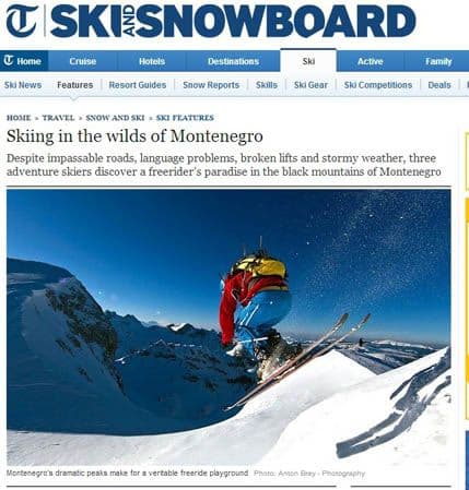 "Telegraf" objavio reportažu o crnogorskim planinama "Telegraf" objavio reportažu o crnogorskim planinama