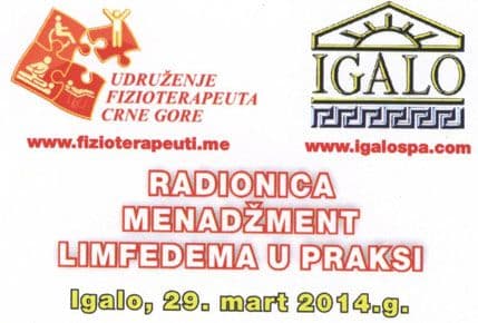 Igalo: Radionica „Menadžment limfedema u praksi“ Igalo: Radionica „Menadžment limfedema u praksi“