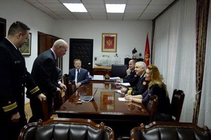 Admiral Samardžić primio predstavnike firme “Raytheon Solapsys” Admiral Samardžić primio predstavnike firme “Raytheon Solapsys”