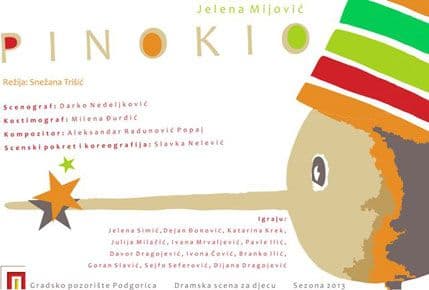 Gradsko pozorište igra "Pinokija" u KIC-u Gradsko pozorište igra "Pinokija" u KIC-u