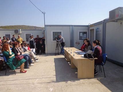 Sastanak ZZZCG, Centra za socijalni rad i predstavnika izbjegličkog kampa Konik Sastanak ZZZCG, Centra za socijalni rad i predstavnika izbjegličkog kampa Konik