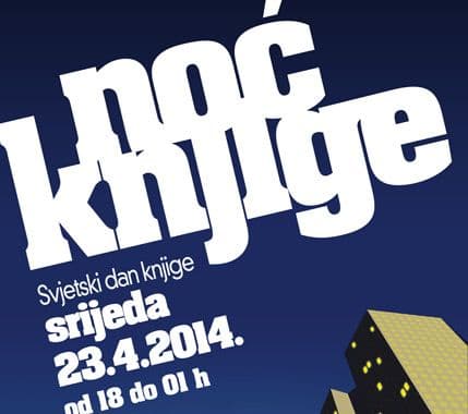 I Crna Gora priređuje Noć knjige 23. aprila I Crna Gora priređuje Noć knjige 23. aprila