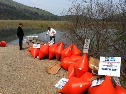 NP: Postavljene table o strogoj zabrani ulaska u rezervat NP: Postavljene table o strogoj zabrani ulaska u rezervat