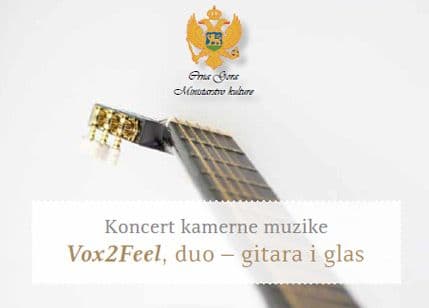 Duo "Vox2Feel" nastupa u Ministarstvu kulture Duo "Vox2Feel" nastupa u Ministarstvu kulture